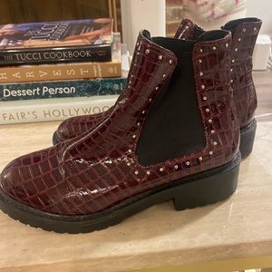 ASOS London Rebel Wide fit booties in Size 8